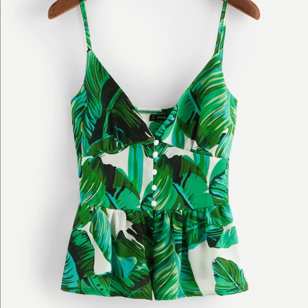 NWT tropical print tank
